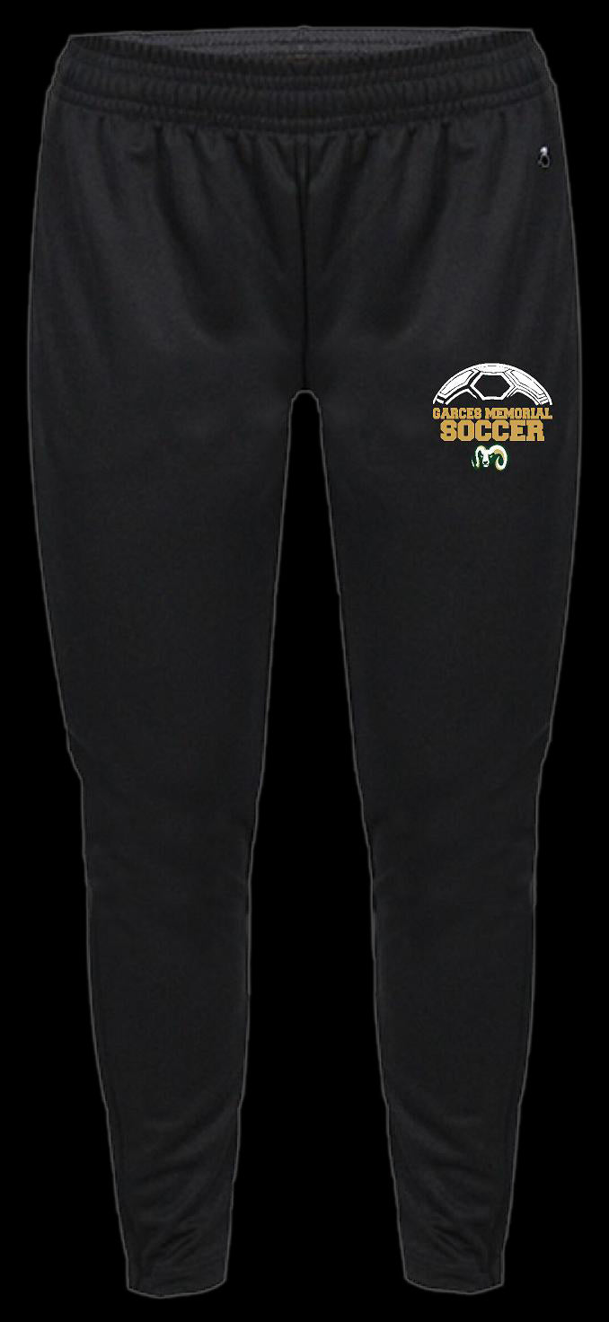 Garces Ram Women's Cut Black Sweatpant