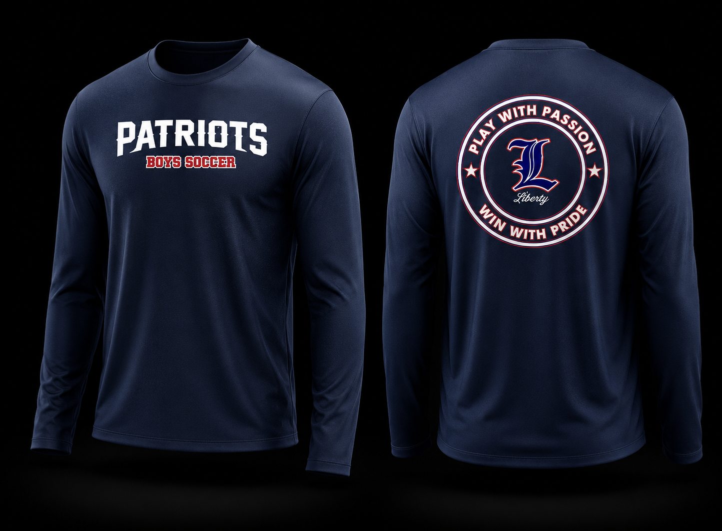 Liberty Long Sleeve Navy Pre Match