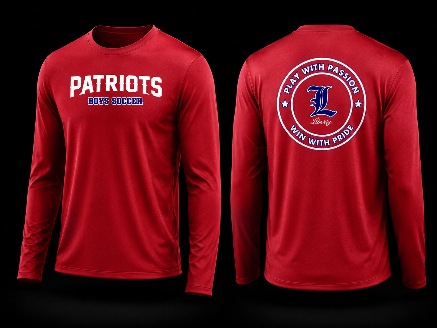 Liberty Long Sleeve Red Pre Match