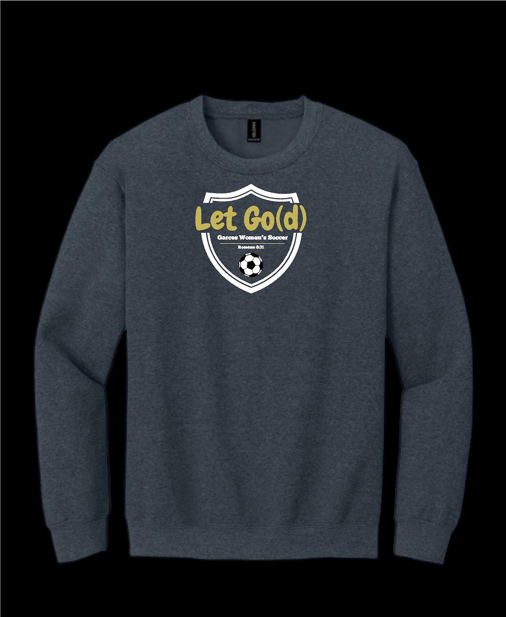 Garces Womens Soccer Crew Neck Sweater Dark Heather 4
