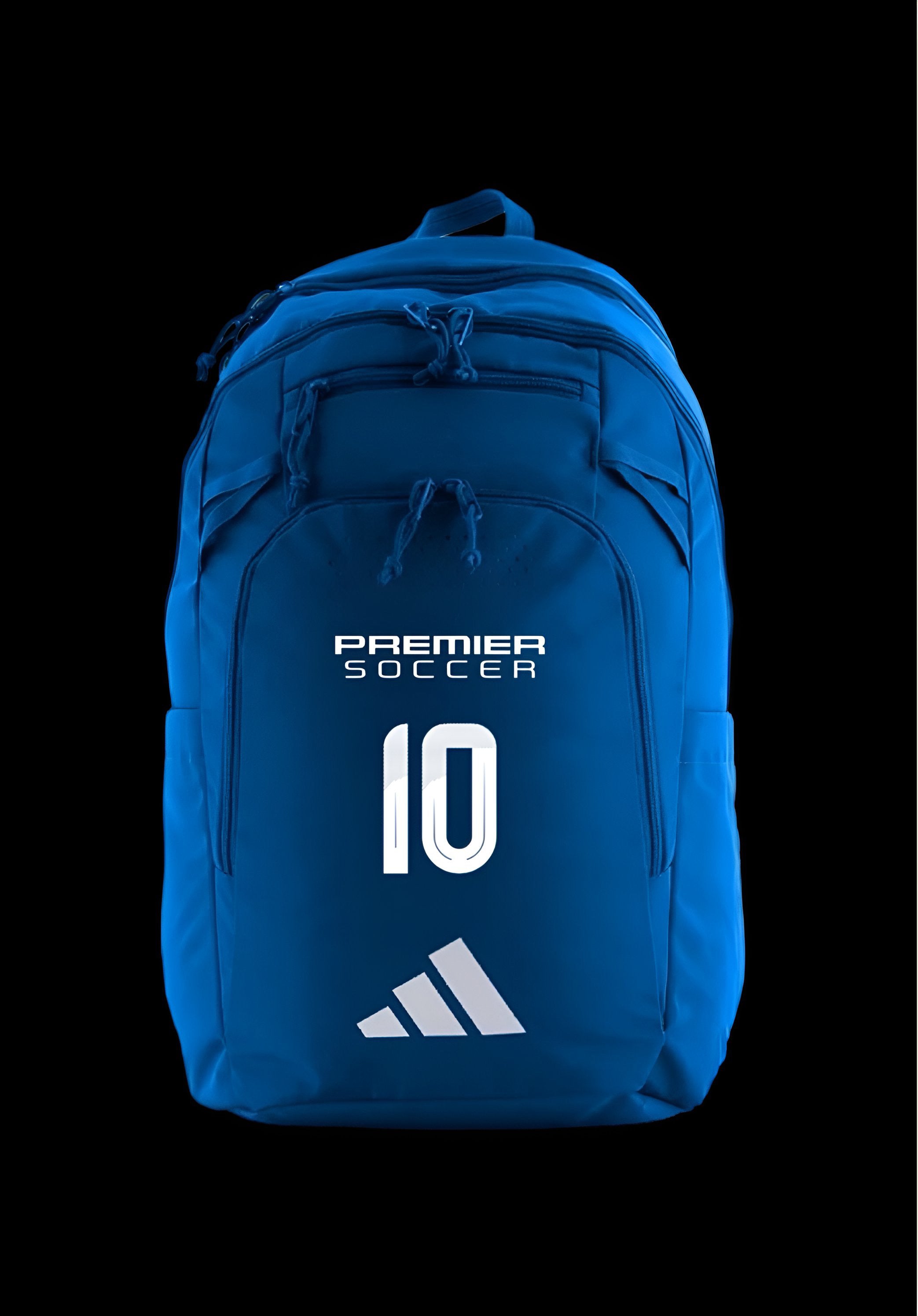 adidas estadio team backpack ii blue Adidas Defender 5 Backpack with Premier Custom Number – Tekkerz.com