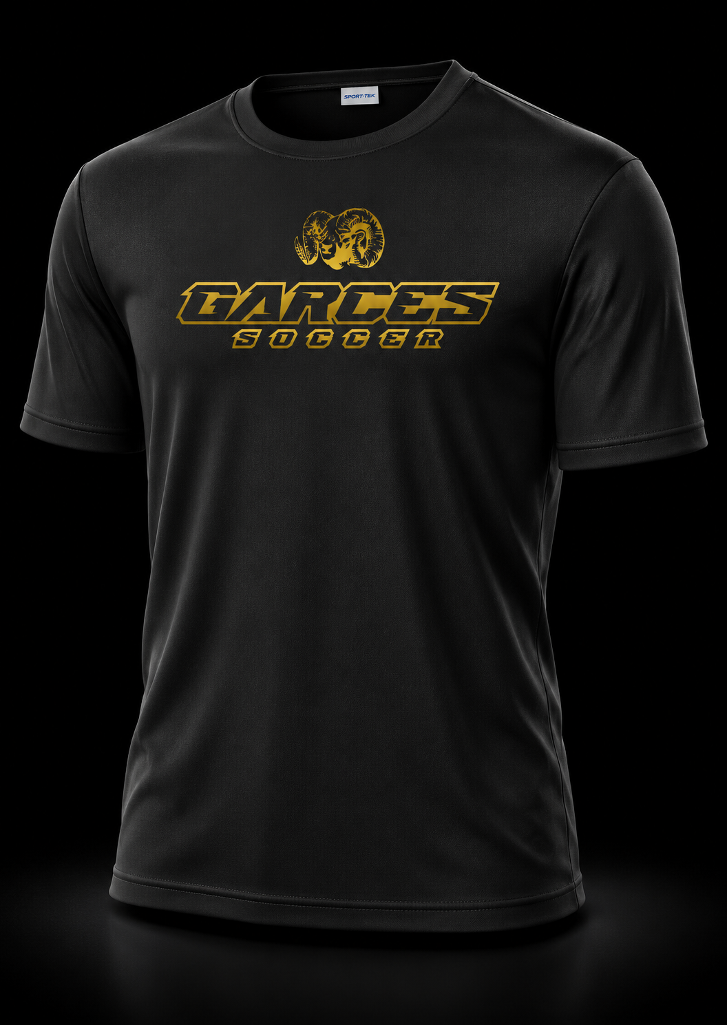 Garces Historic Ram T-Shirt Black Polyester