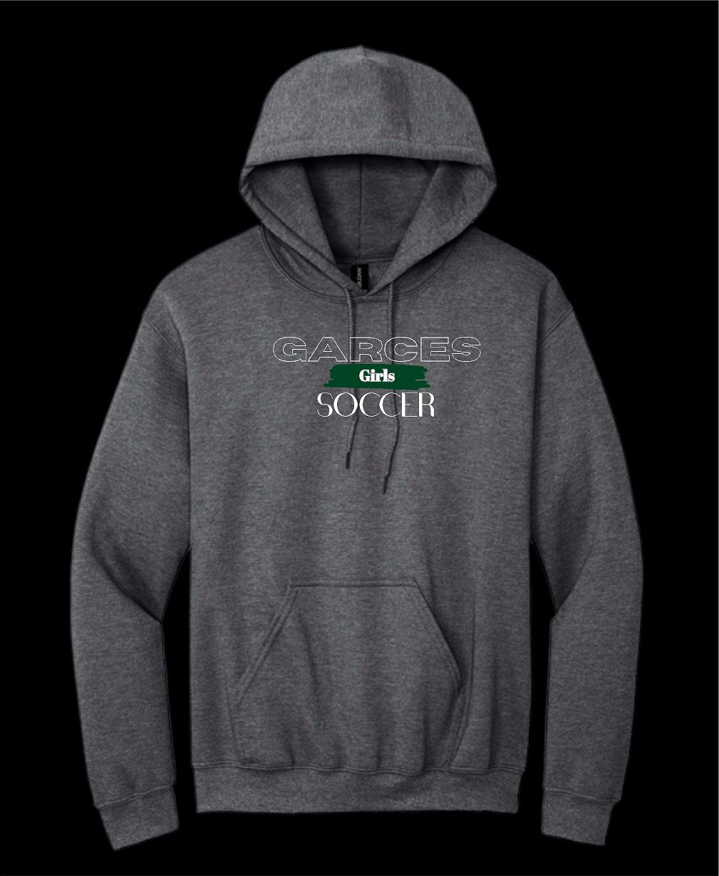 Garces Womens Cotton Hoodie Graphite Heather 3