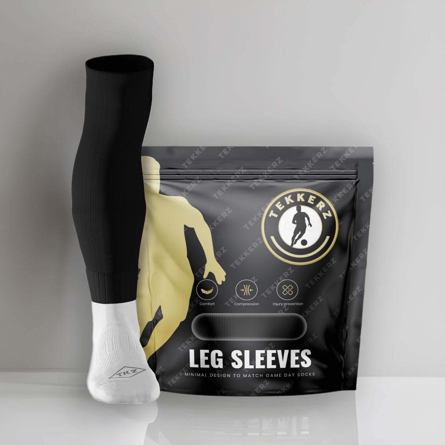 Leg Sleeves - comes with Free Pair of Non Slip Socks