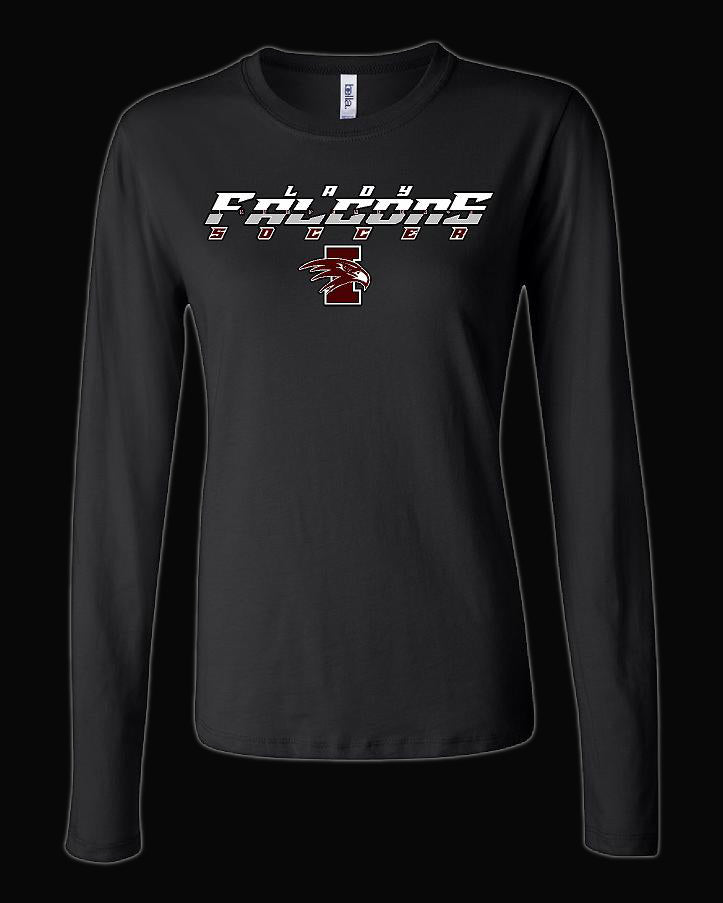 Independence Falcons Women's Cut Long Sleeve Black