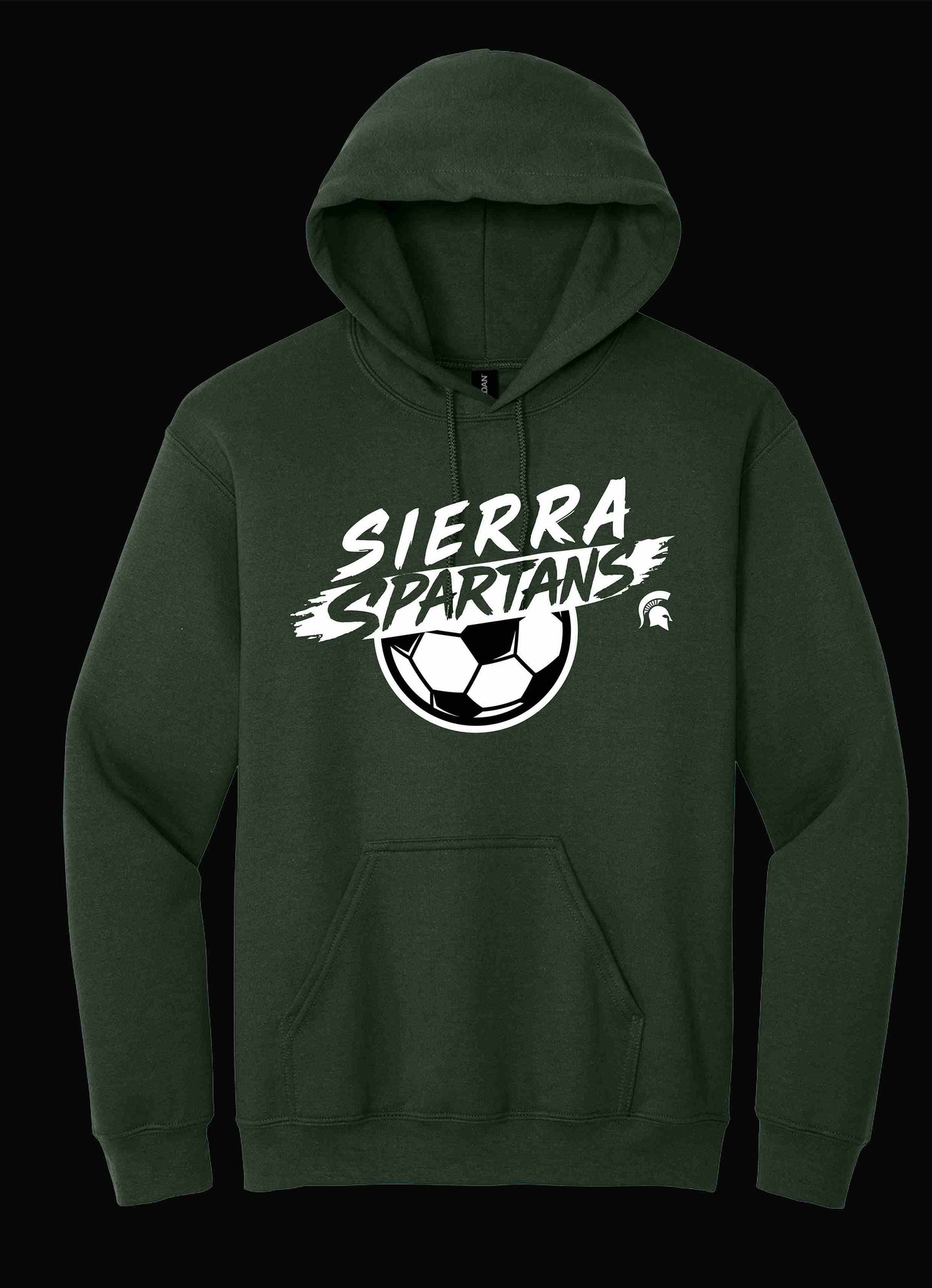 Spartans Soccer Hoodie Green
