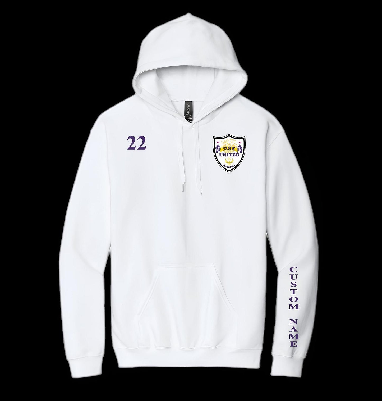 One United White Hoodie 2