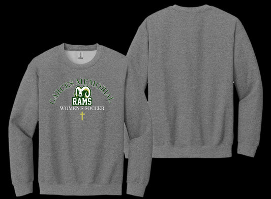 Garces Womens Soccer Crew Neck Sweater Grey