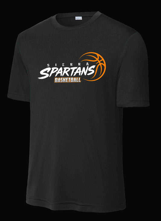 Spartans Basketball Shirt Black