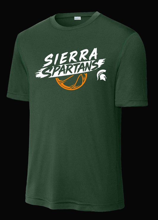 Spartans Basketball Shirt Green