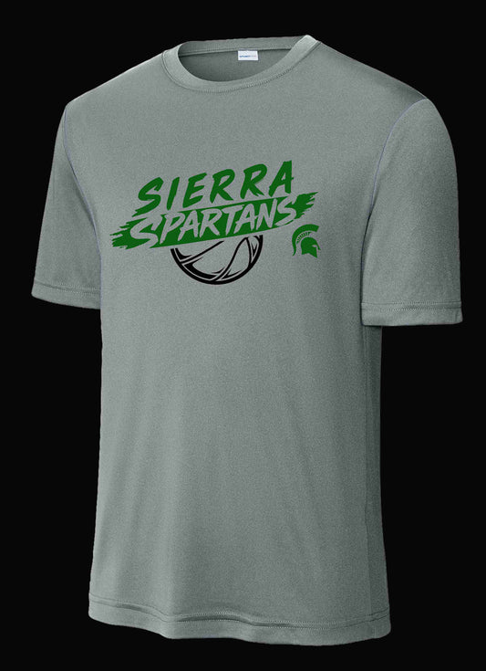 Spartans Basketball Shirt Grey
