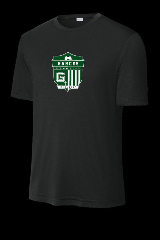 Garces Badge T-Shirt Black Polyester