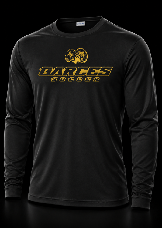 Garces Historic Ram Long Sleeve Black Polyester