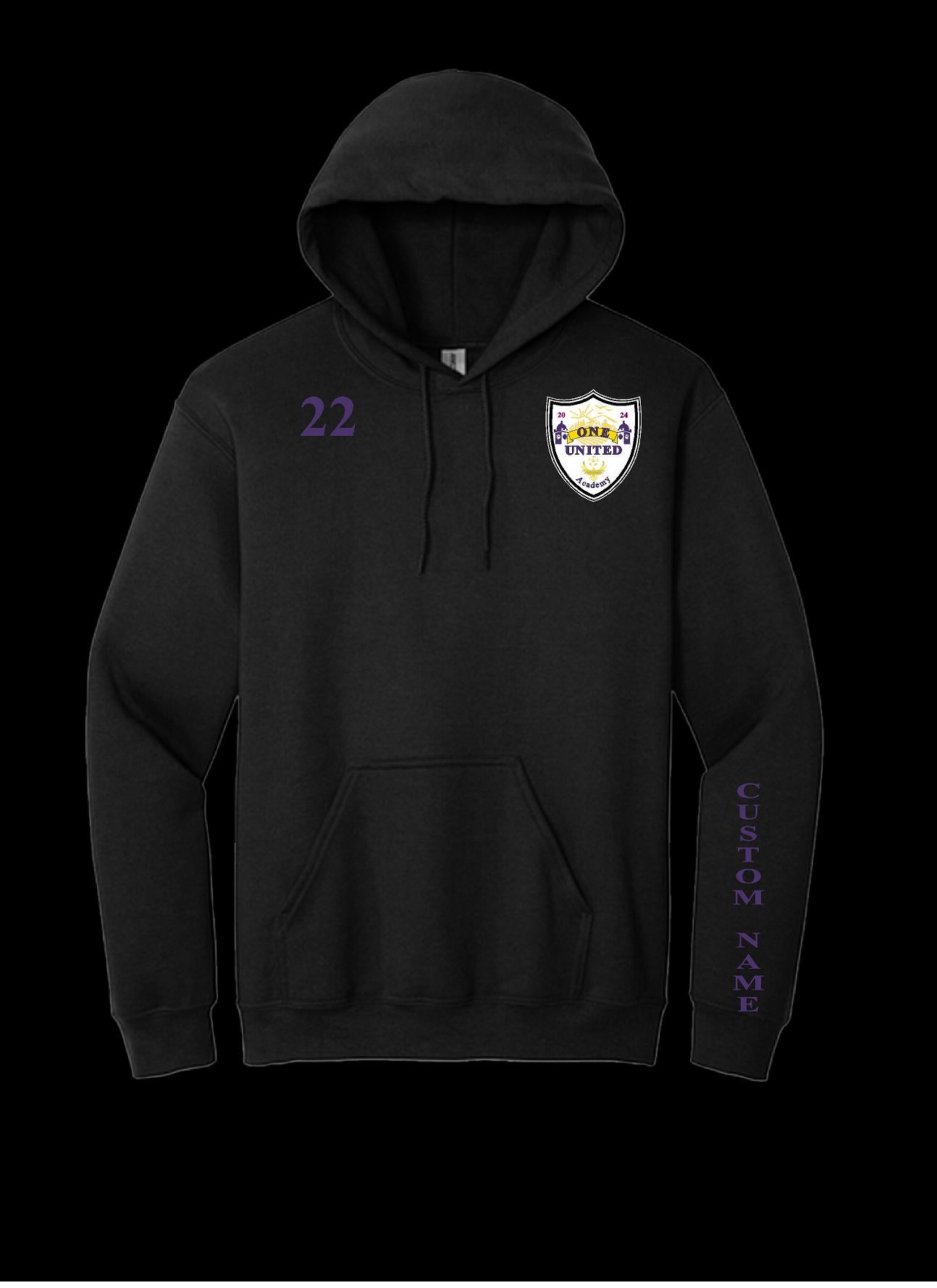 One United Black Hoodie 2