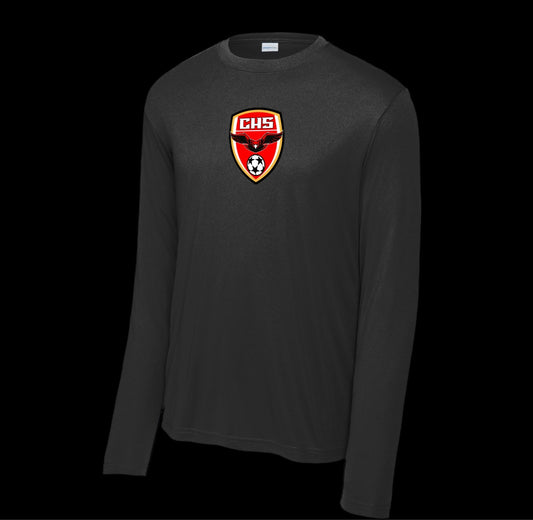 Centennial Soccer Long Sleeve Black Polyester