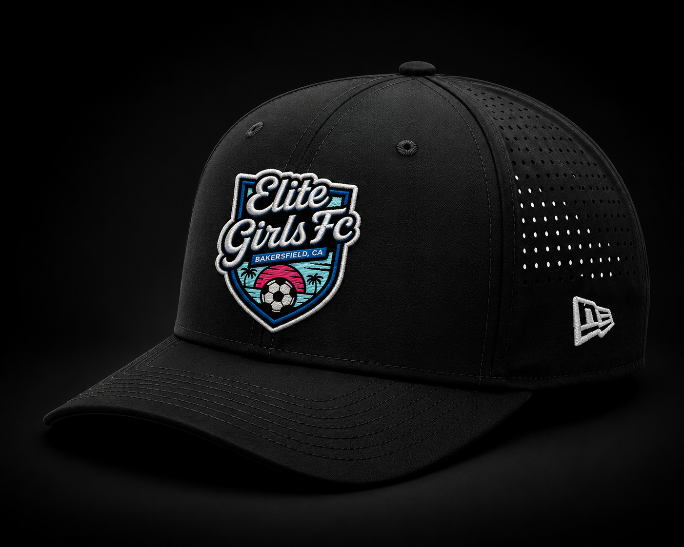 Girls Elite FC Hat - Black