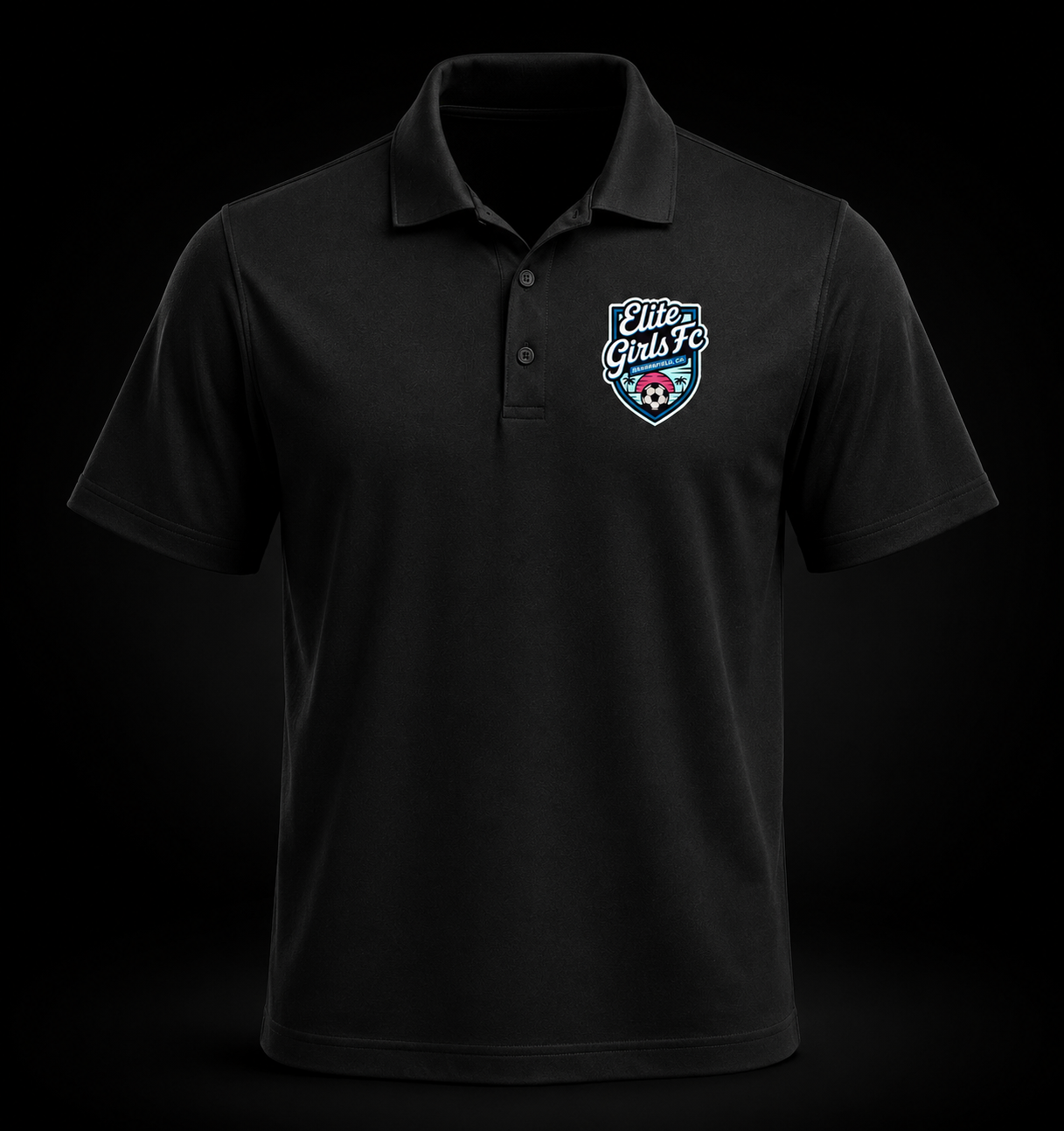 Elite FC Black Polo
