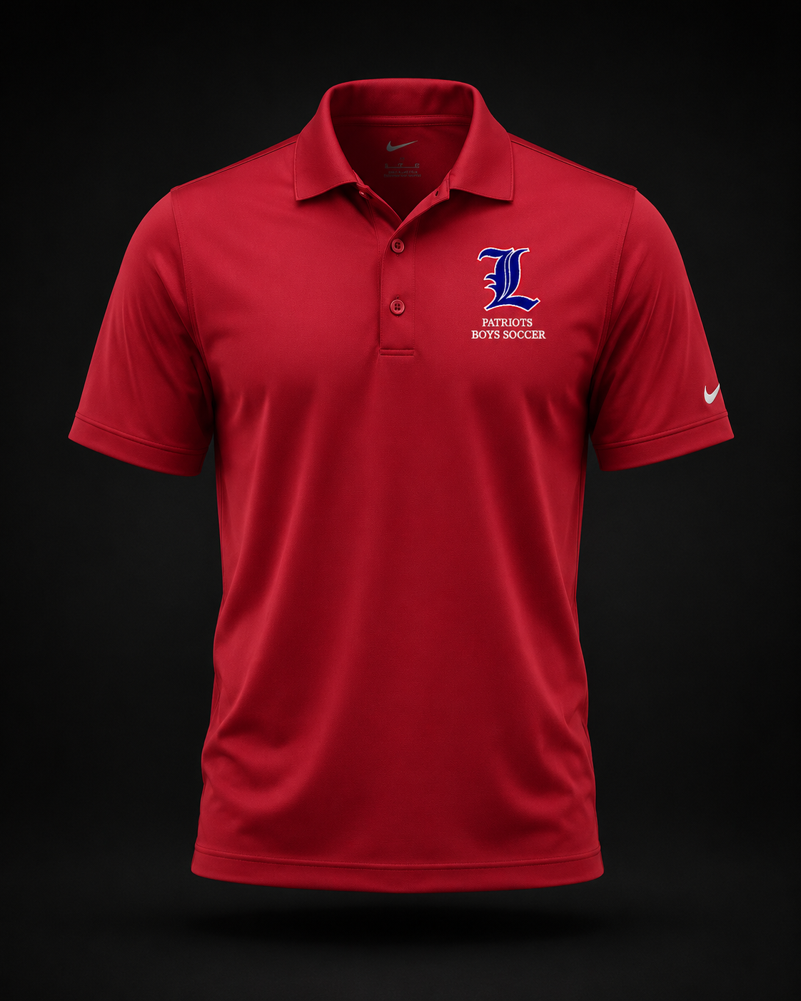 LHS Coach's Red Polo