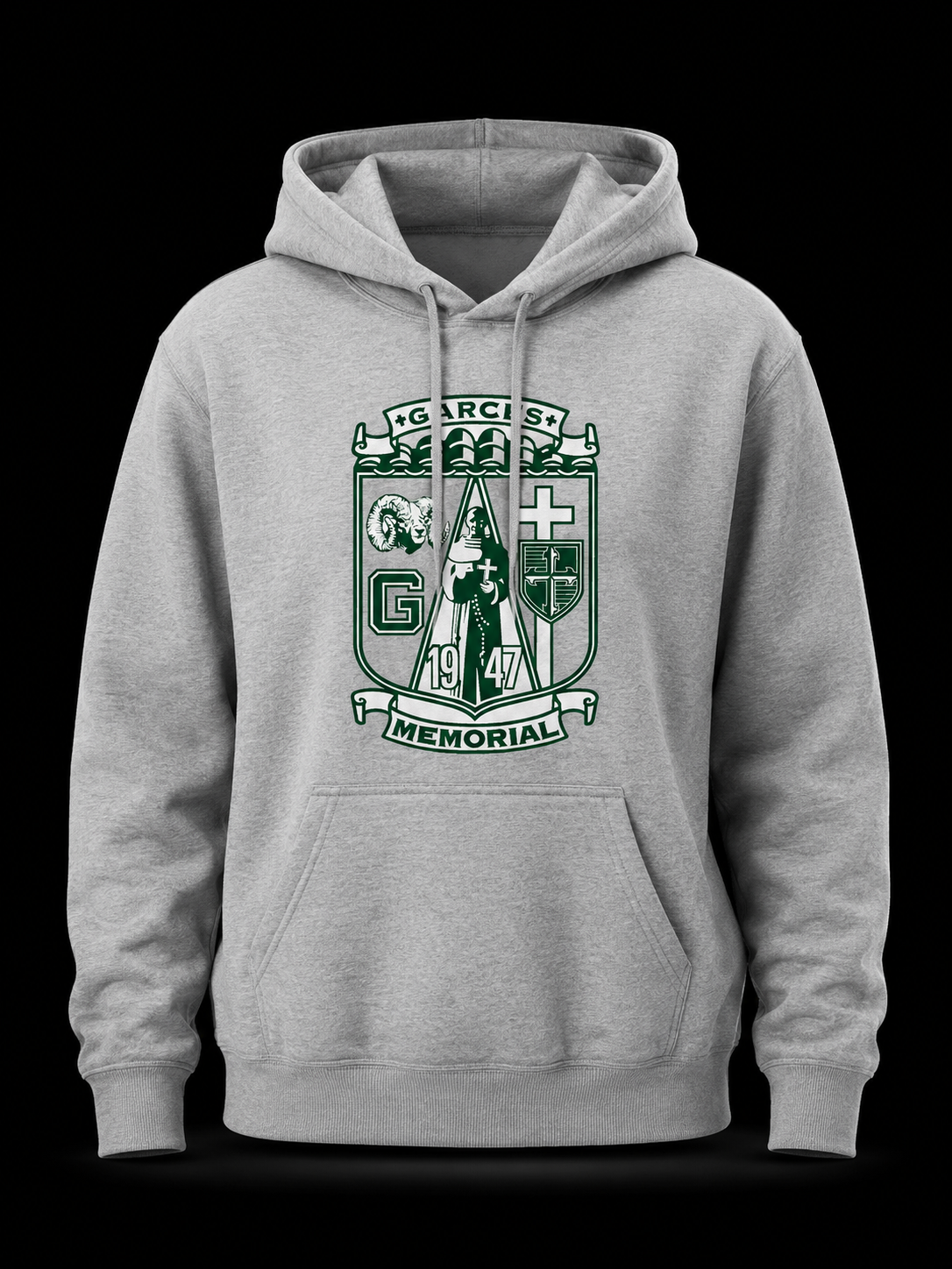 Academic Crest - Sport Grey Hoodie