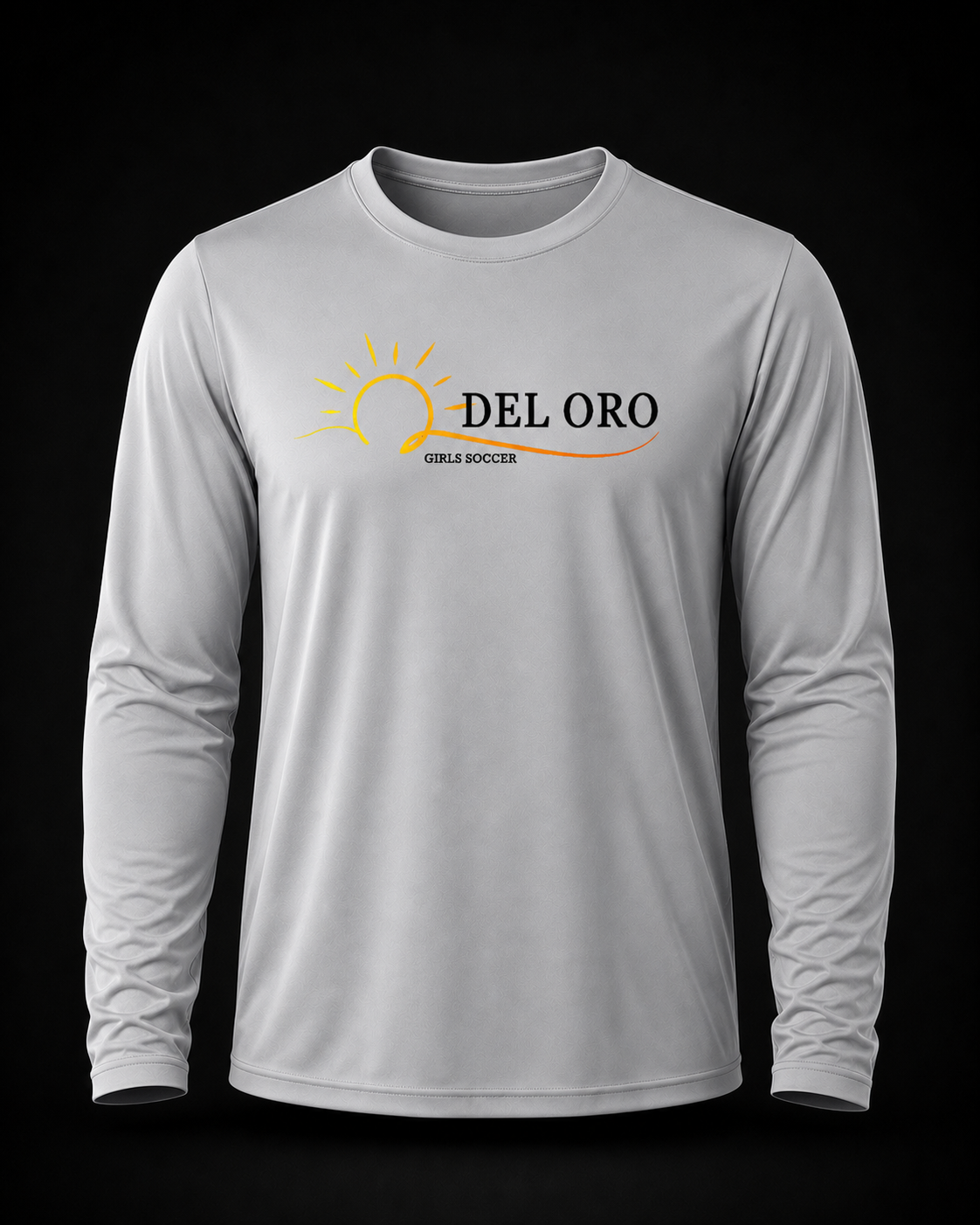 Del Oro Men's Silver Long Sleeve