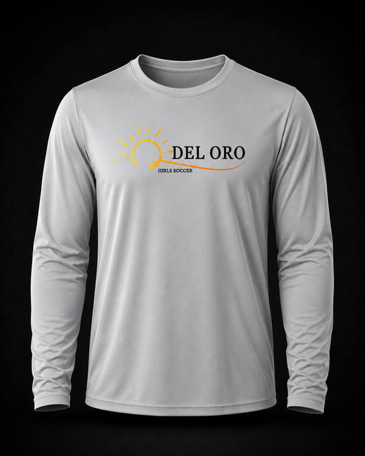 Del Oro Men's Silver Long Sleeve