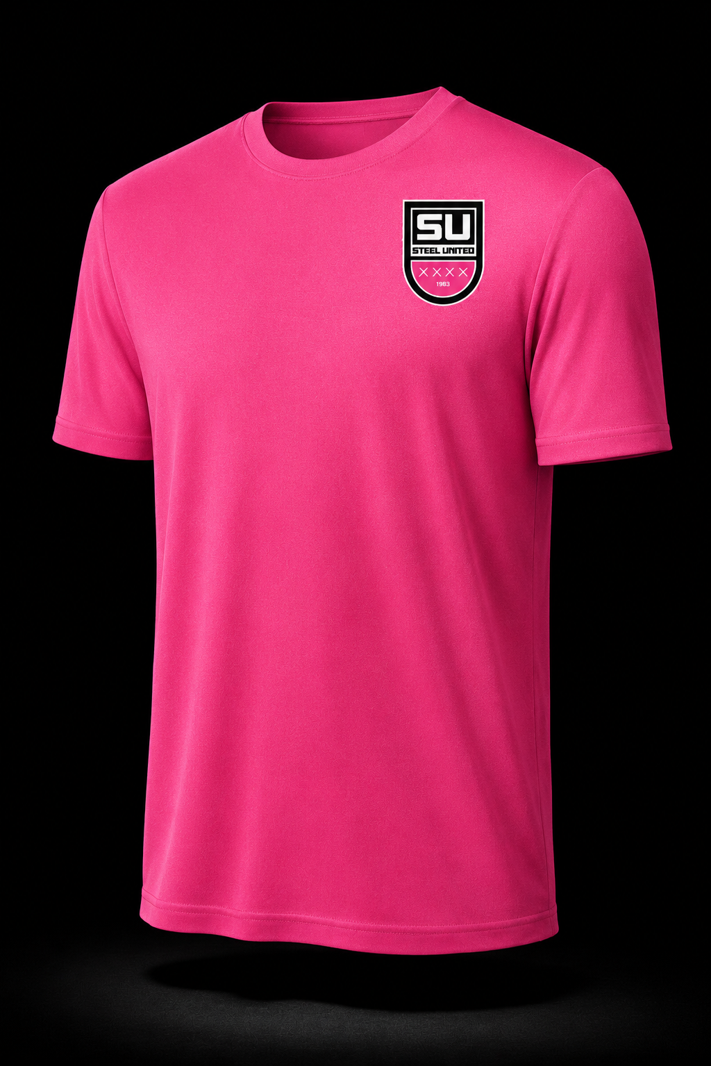 Steel United Pink Polyester