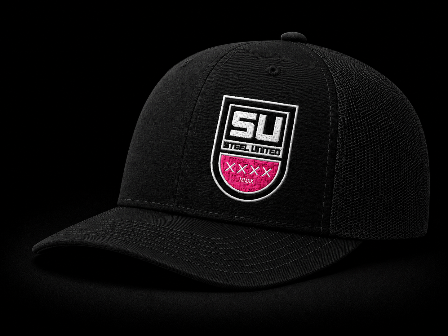 Steel United Hat Black
