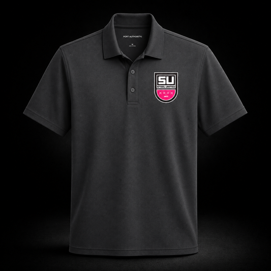 Steel United Graphite Polo