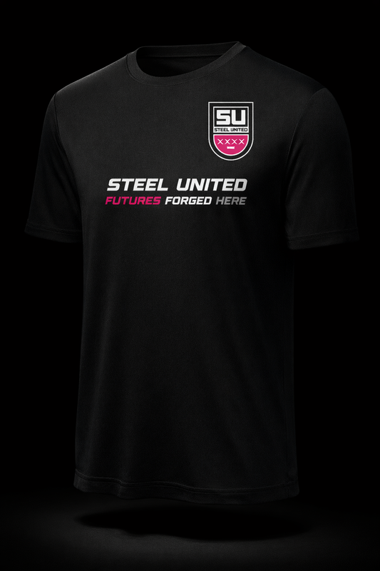Steel United Black Polyester