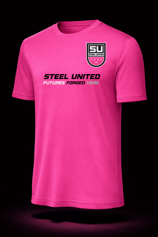 Steel United Pink Polyester