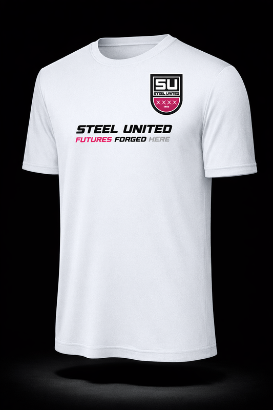 Steel United White Polyester