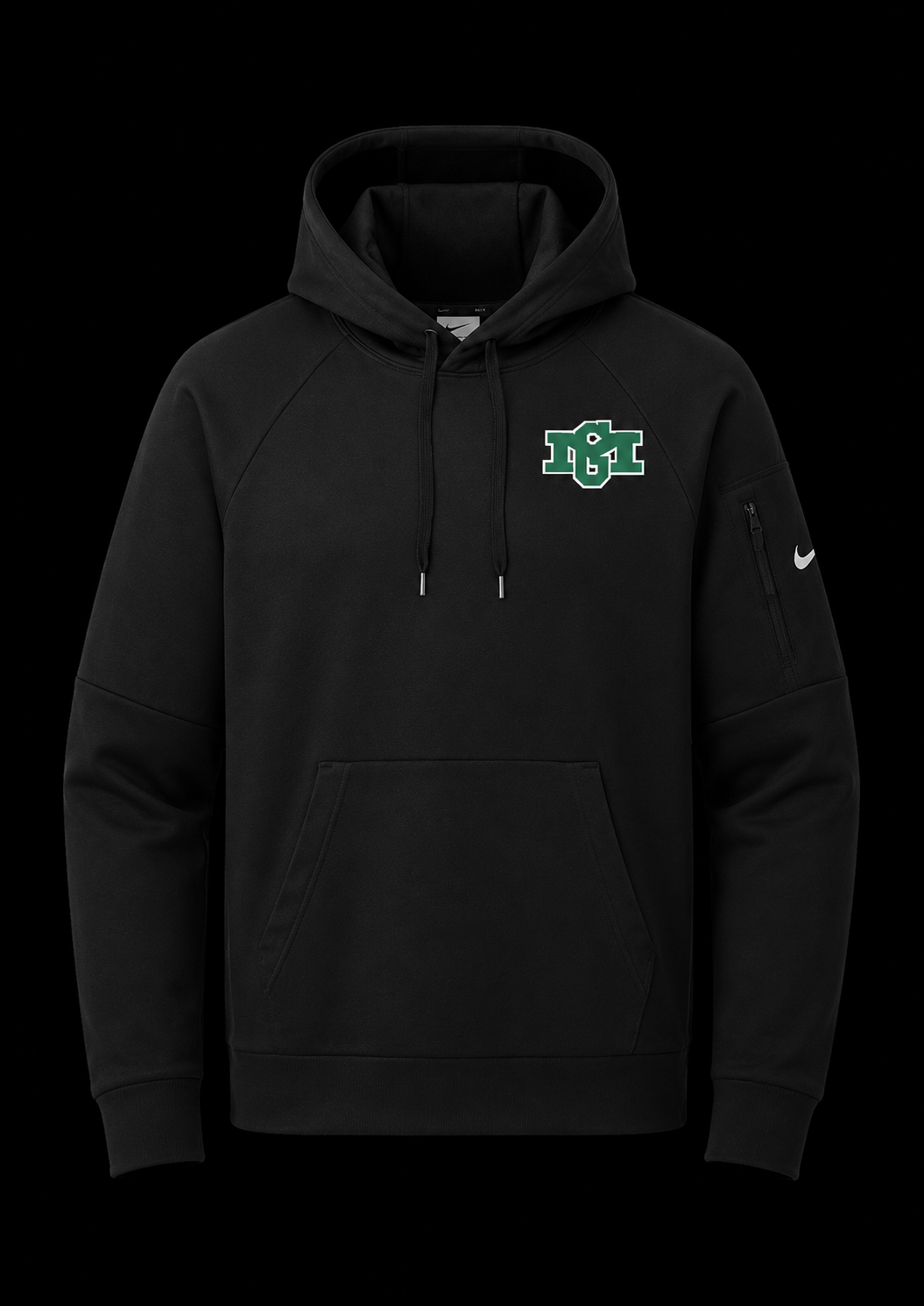 Garces Black Fleece Hoodie