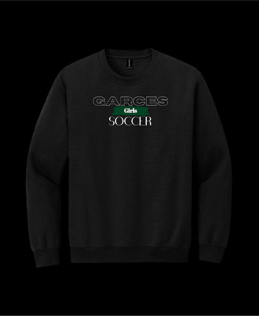 Garces Womens Soccer Crew Neck Sweater Black 3