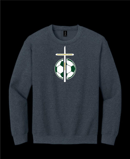 Garces Womens Soccer Crew Neck Sweater Dark Heather 1