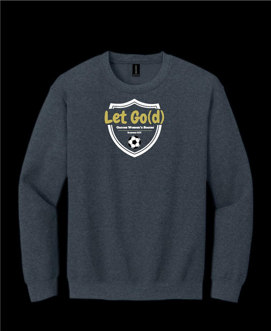 Garces Womens Soccer Crew Neck Sweater Dark Heather 4