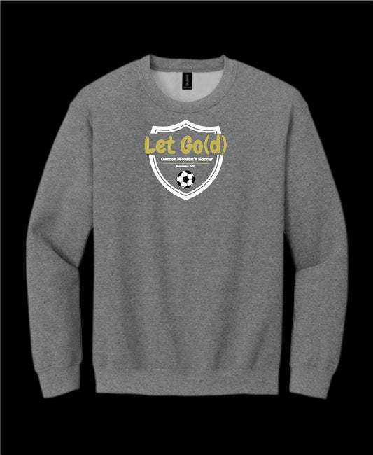Garces Womens Soccer Crew Neck Sweater Graphite Heather 4