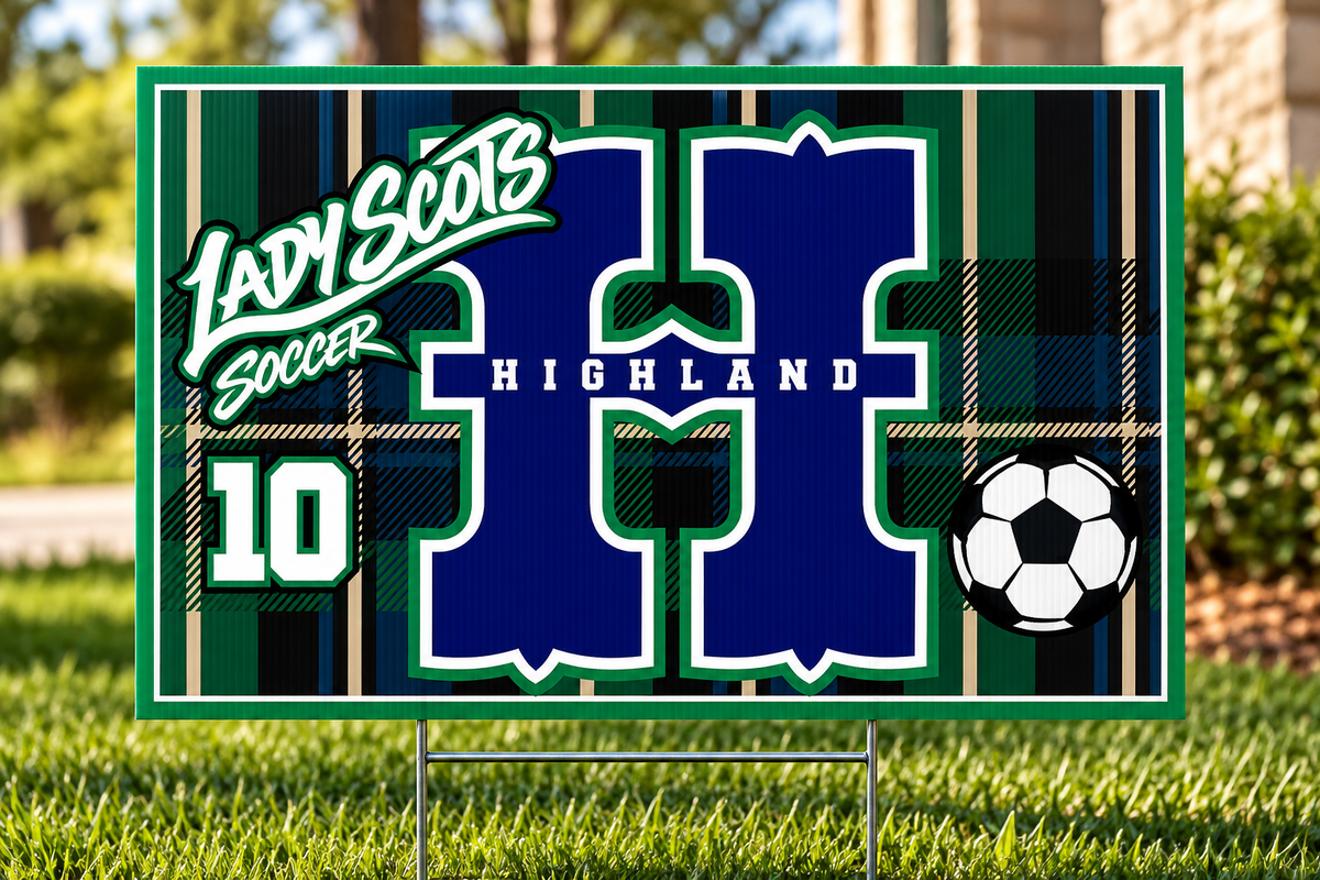 Highland Lady Scots Custom Number