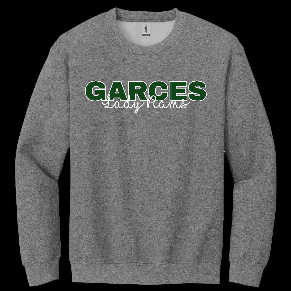 Garces Womens Soccer Crew Neck Sweater Graphite Heather