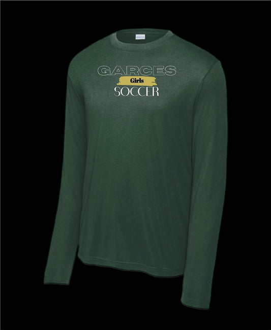 Garces Women’s Long Sleeve Poly Forest Green 3