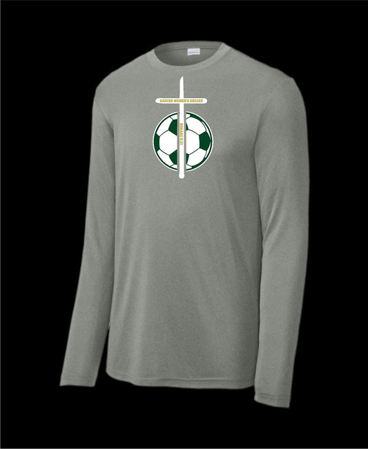 Garces Women’s Long Sleeve Grey Heather 1