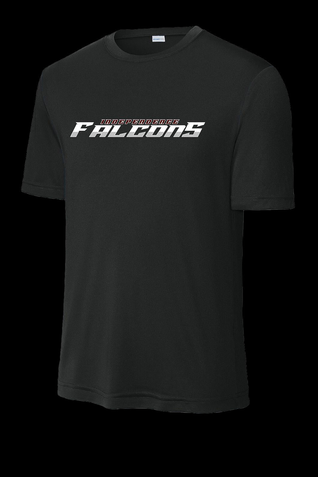 Independence Falcons Polyester Black Shirt (Spirit Wear)