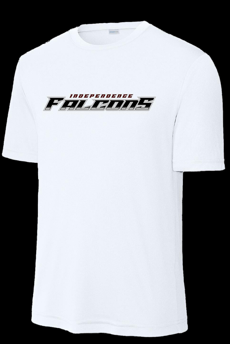 Independence Falcons Polyester White Shirt (Spirit Wear)