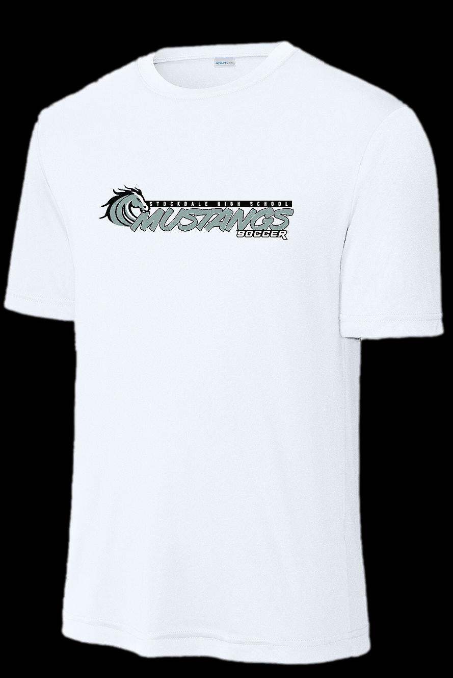 Stockdale Mustangs White Polyester Shirt