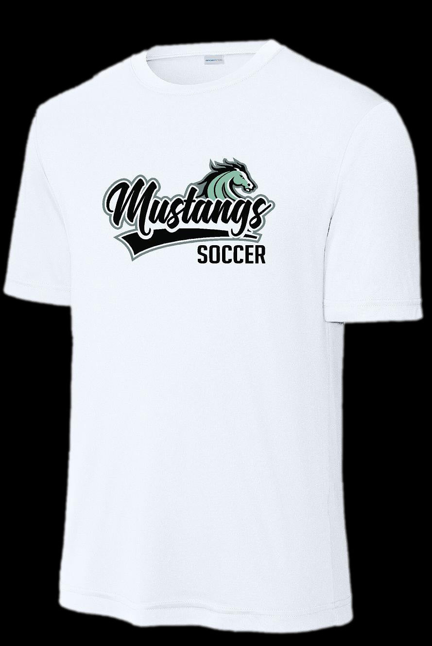 Stockdale Mustangs White Polyester Shirt