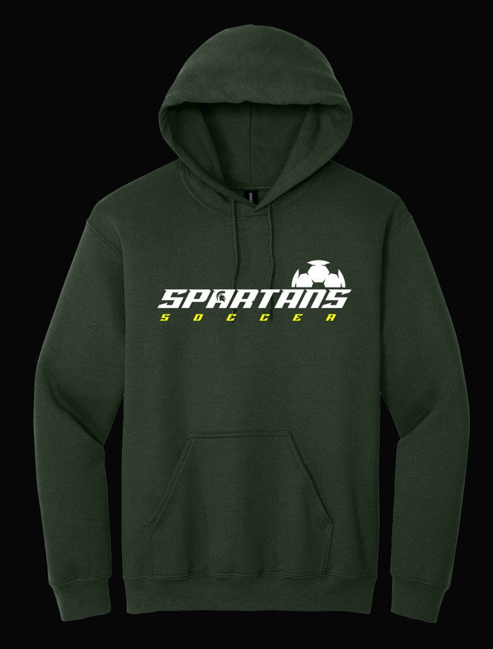 Spartans Soccer Hoodie Green