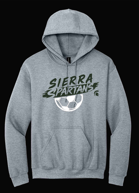 Spartans Soccer Hoodie Grey