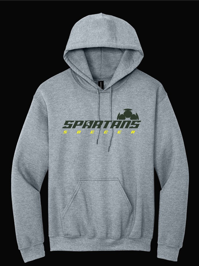 Spartans Soccer Hoodie Grey