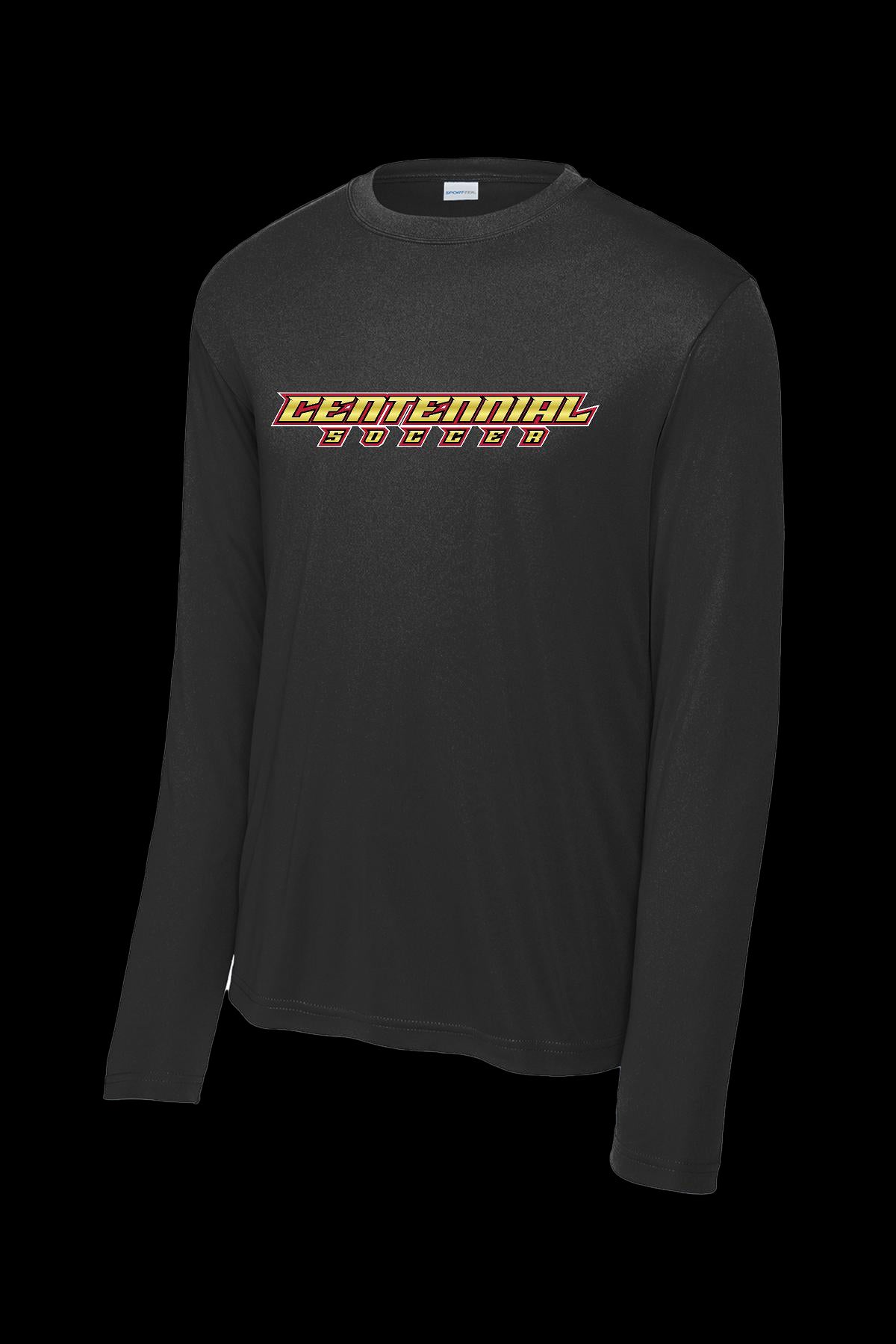 Centennial Soccer Long Sleeve Black Polyester