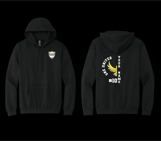 One United Black Hoodie