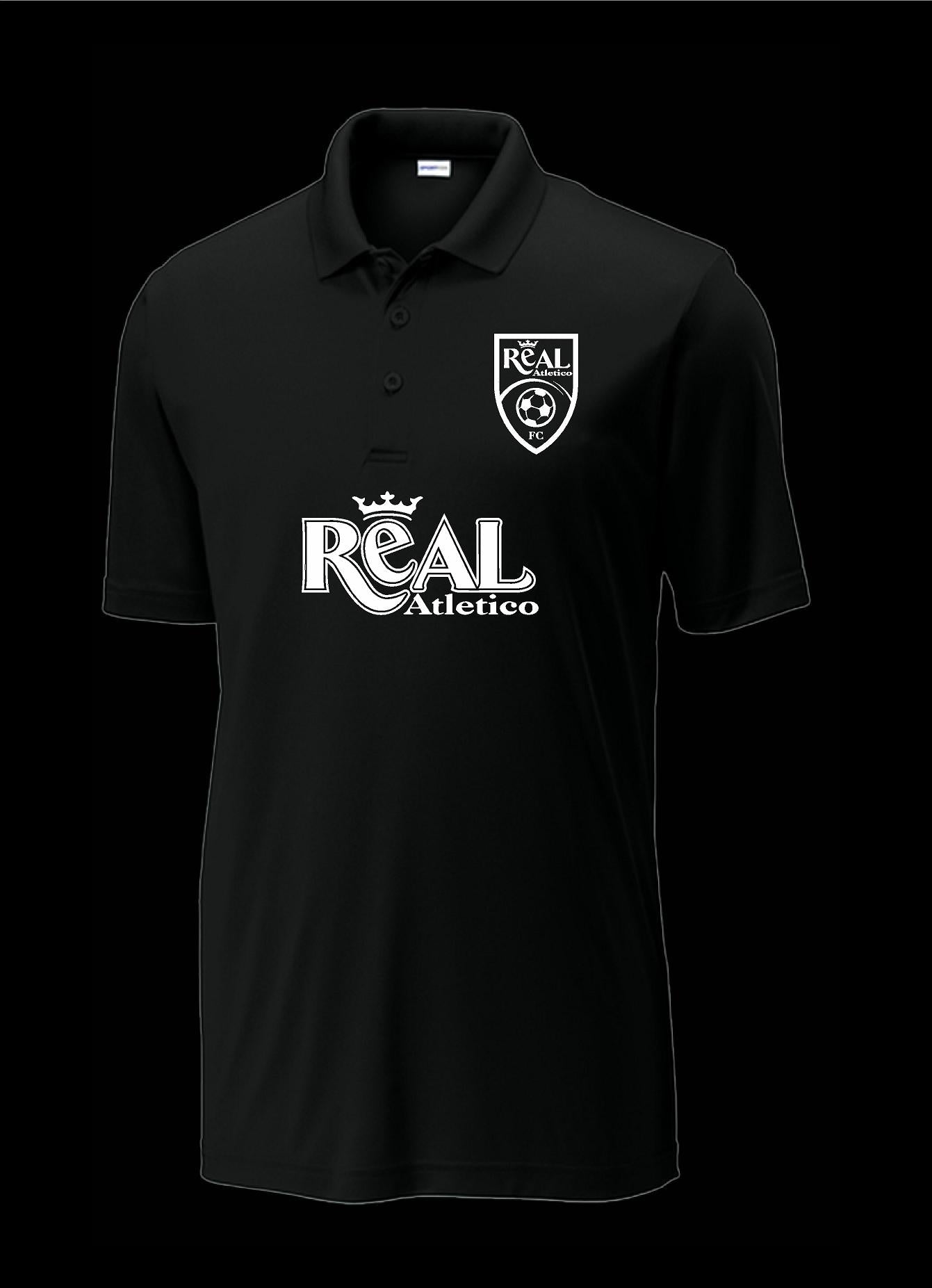 Real Atletico Black Polo